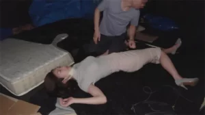 Petite Japanese Women Lingerie Masturbation Slow Burn Bedroom Scene With Lace & Long Black Hair