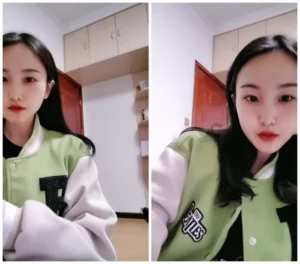 Petite Japanese Girl with Long Black Hair Fucks Solo in Bedroom