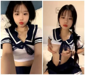 japanese petite lingerie blowjob — cute asian girl spreads legs, gets pounded