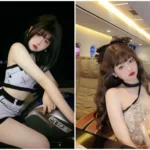 asian petite lingerie masturbation