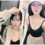 black bra bedroom poses