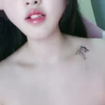 Petite Japanese Girl Fucks Pink Vibrator in Bedroom Wearing Thong with Long Black Hair 11 japanese girl self pleasure