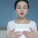 Petite Japanese Girl with Long Black Hair Fucks in Beige Pants, Indoor Solo Session 7 slim asian undress studio