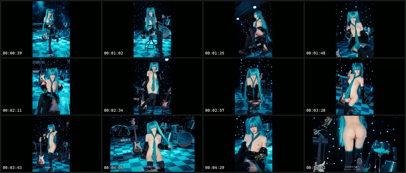 blue hair performer stage screenlist