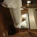 asian couple undress