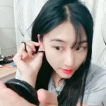 Petite Japanese Girl Vibrator Action: Fucks Pink Toy in Cozy Bedroom with Long Black Hair 7 petite japanese girl vibrator