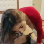 Live Stream: Big-Breasted Asian Housewife in Black Stockings Smiles Happily During Webcam Session 8 curvy asian red top