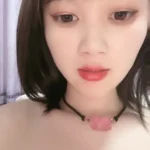 Japanese Petite Lingerie Dildo: Slim Asian Woman Rides Black Lace Dildo in Bedroom 13 Japanese Petite Lingerie Dildo