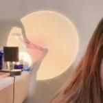 japanese woman adjusting top