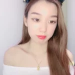 Petite Japanese Girl with Bangs Rides Pink Vibrator on White Bed 7 petite japanese vibrator