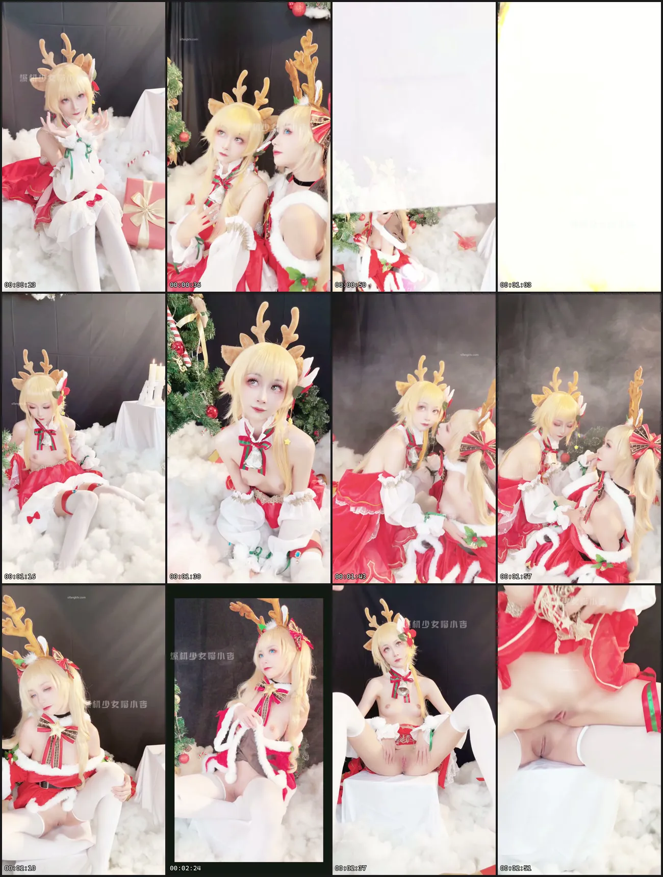 blonde santa lingerie screenlist