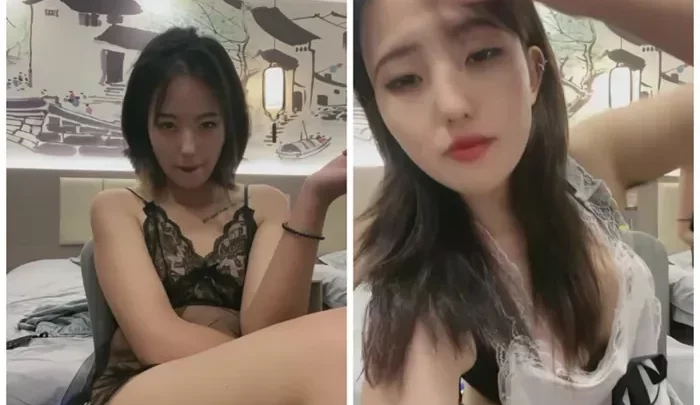 Screenshot 2 from Slim Asian Duo in Lingerie — Authentic POV Livestream Chemistry