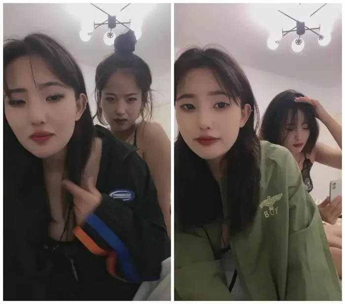 Slim Asian Duo in Lingerie — Authentic POV Livestream Chemistry