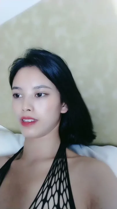 Screenshot 5 from Uncensored Asian POV Blowjob — Petite in Black Fishnets with Shaved Pussy Fully Exposed