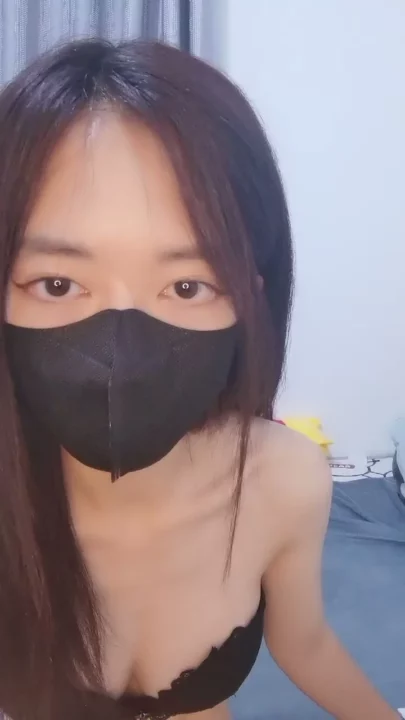 Screenshot 12 from Masked Japanese Amateur Teases in Lingerie — Intimate Self-Pleasure Session