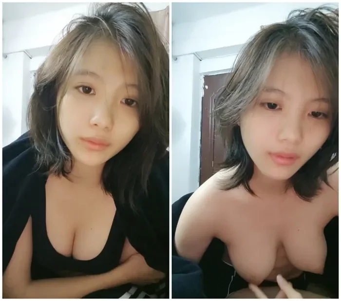 Uncensored Asian Amateur POV — Slender Girl Face Reveal & Intimate Play
