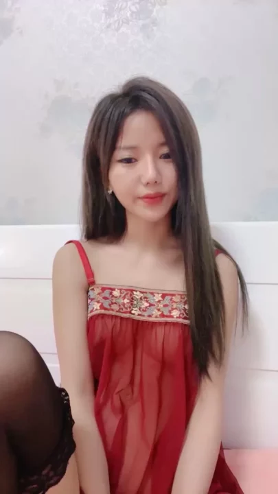 Screenshot 7 from Uncensored East Asian Beauty in Red Lingerie — Solo Bedroom Masturbation