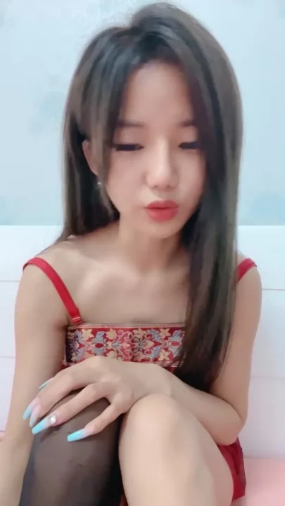 Screenshot 8 from Uncensored East Asian Beauty in Red Lingerie — Solo Bedroom Masturbation