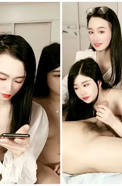 Screenshot 17 from Raw FC2 Threesome Action — Asian Babes Go Wild in Hotel Room POV