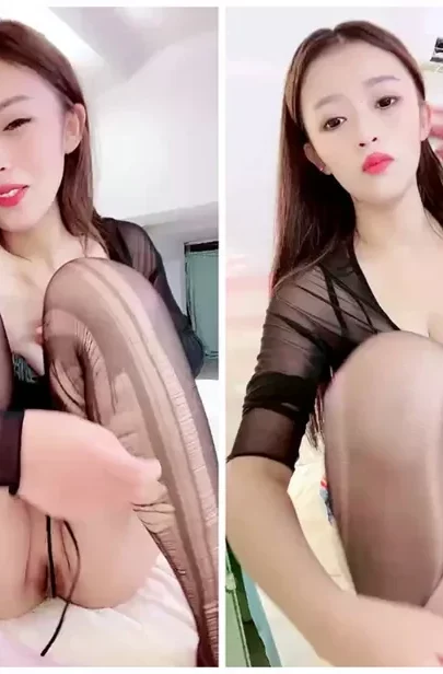 Screenshot 17 from East Asian Amateur in Seamed Stockings — Intimate POV Tease with Wet Play