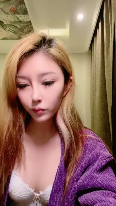 Screenshot 1 from Solo Asian Blonde Unveils Shaved Pussy in Lingerie Tease [FC2-PPV]