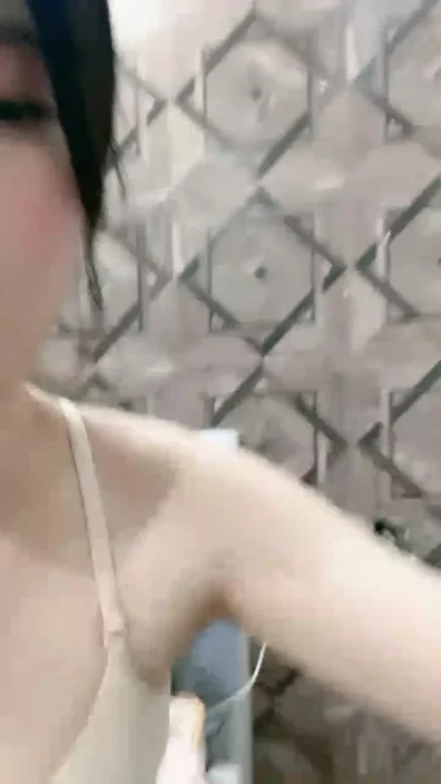 Screenshot 2 from Petite Asian Solo Show — Blindfolded Lingerie Debut with Dildo Play