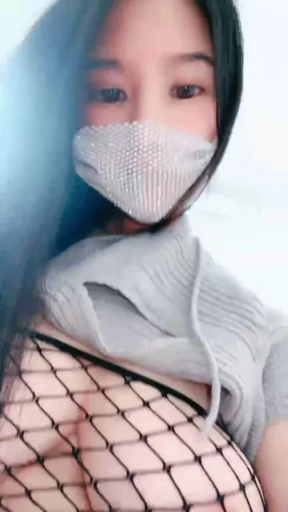 Screenshot 12 from Asian Amateur POV — Yuyu in Lifetime Sex Slave Mask and Fishnets