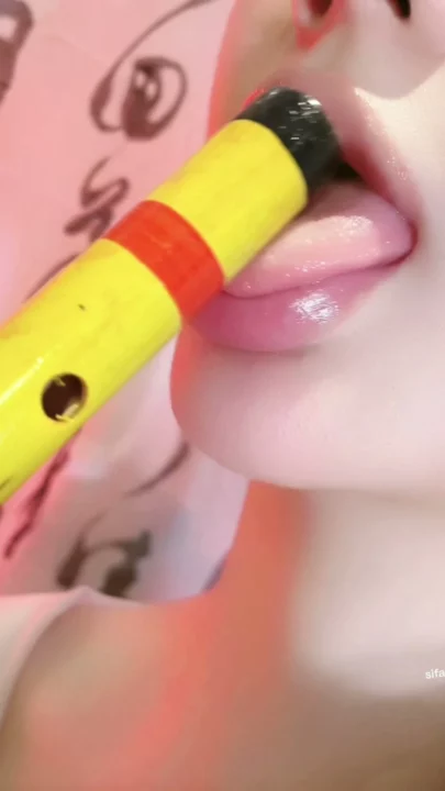 Screenshot 16 from Exclusive Xie Xiao’an Shoot — Red Liquid Seduction with Cumshot Climax