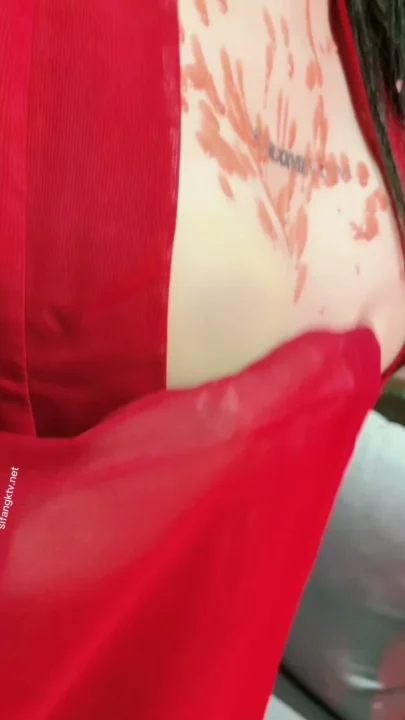 Screenshot 18 from Exclusive Xie Xiao’an Shoot — Red Liquid Seduction with Cumshot Climax