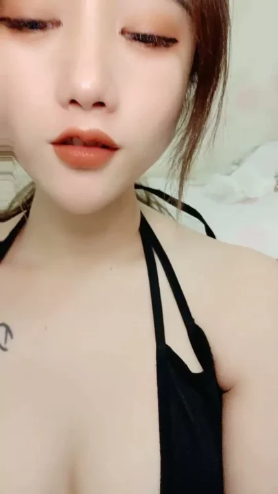 Screenshot 5 from Leaked OnlyFans Busty Solo — Asian Amateur in Black Lingerie Full Face Reveal