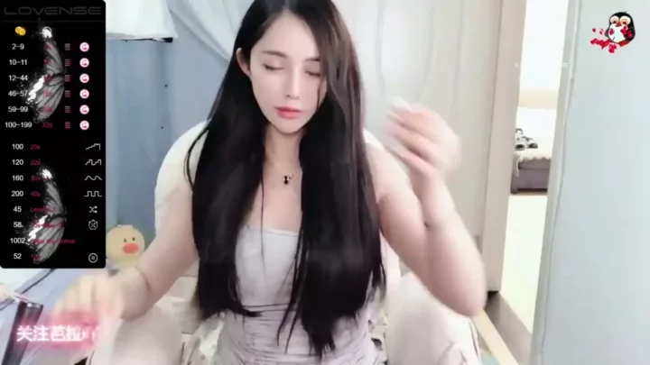 Screenshot 19 from Petite East Asian Solo Performance — Intense Dual Dildo Action in Lingerie