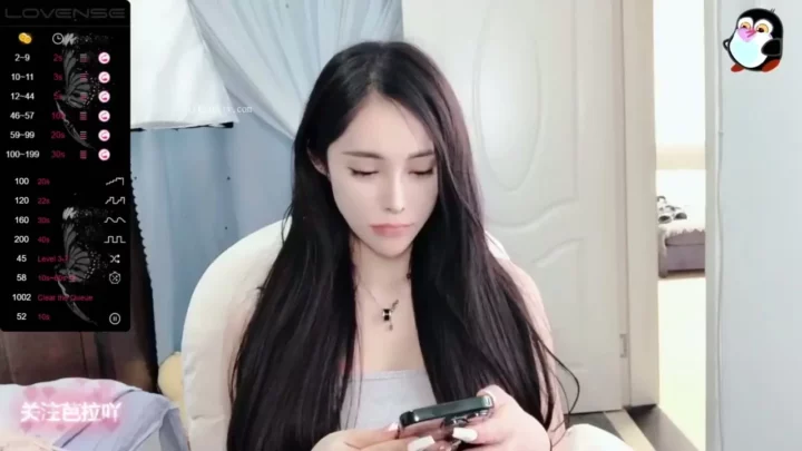 Screenshot 20 from Petite East Asian Solo Performance — Intense Dual Dildo Action in Lingerie