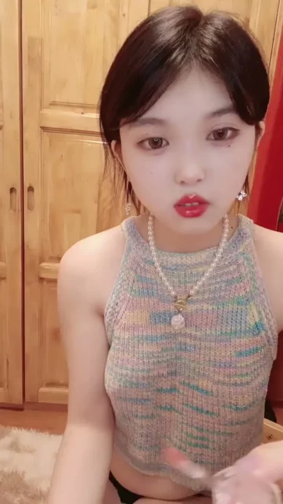 Screenshot 13 from Petite Asian Beauty in Rainbow Top — Solo Masturbation Debut with Beibei