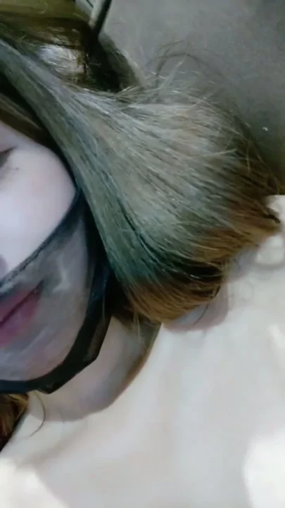 Screenshot 4 from Petite Asian Solo Play — Stockings and Toys in Dimly Lit Scene