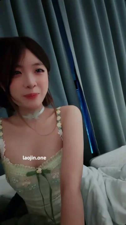 Screenshot 12 from Solo Sensation: Petite Asian Beauty in Green Lace Tease