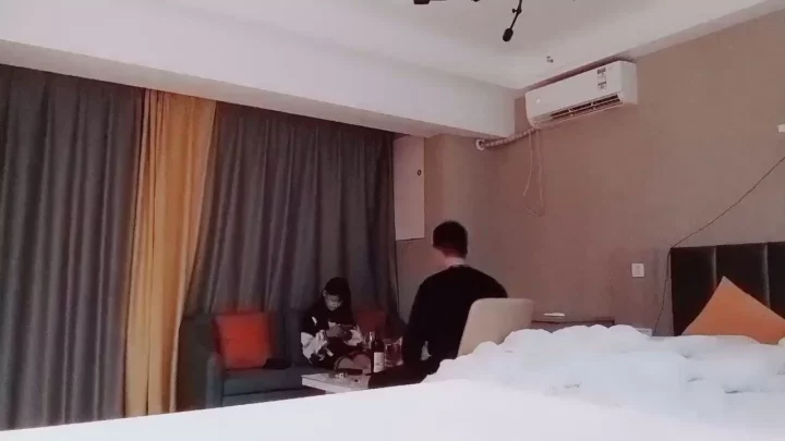 Screenshot 17 from Leaked Livestream: Petite Asian Escort Takes Two Guys in Hotel Room POV