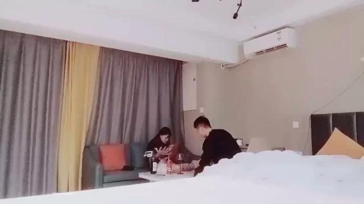 Screenshot 20 from Leaked Livestream: Petite Asian Escort Takes Two Guys in Hotel Room POV