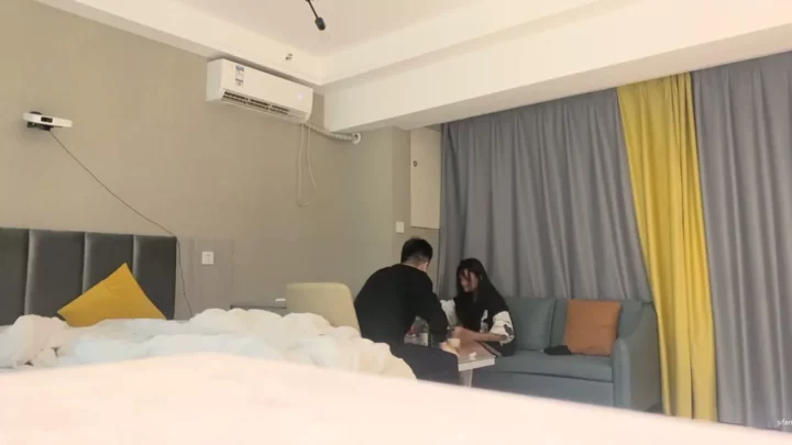 Screenshot 1 from Leaked Livestream: Petite Asian Escort Takes Two Guys in Hotel Room POV