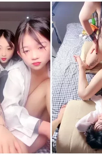 Screenshot 17 from Lesbian Hotel Encounter — Three Asian Escorts in POV Action