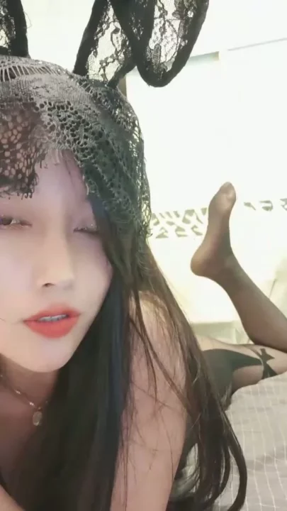 Screenshot 2 from Bunny Ears Lingerie Tease by Asian Amateur — Livestream Face Reveal