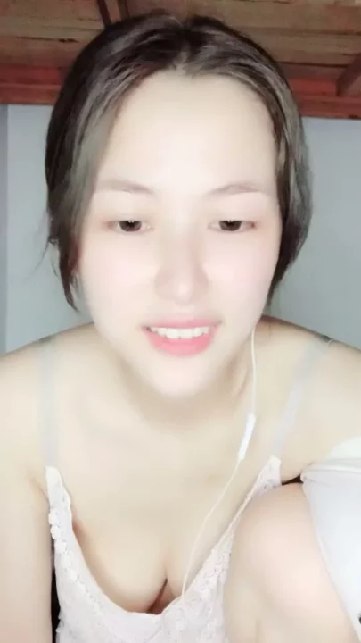Screenshot 2 from Explicit Asian Cam Girl Teases in Cherry Lingerie — Shaved Pussy Solo