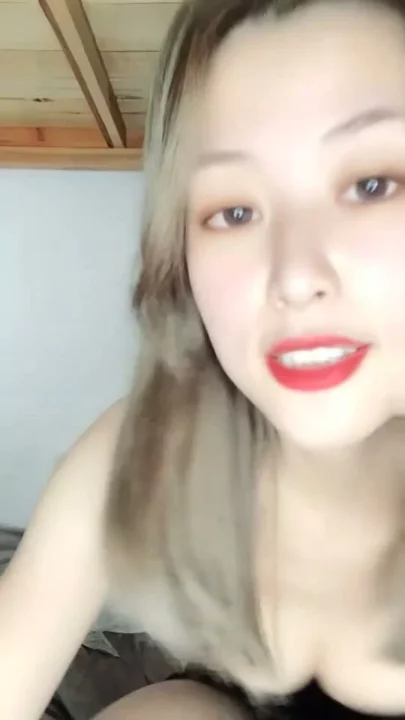 Screenshot 17 from Explicit Asian Cam Girl Teases in Cherry Lingerie — Shaved Pussy Solo