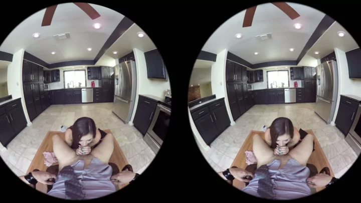 Screenshot 2 from Uncensored Bedroom VR — Curvy European & Slim Asian Amateurs in Intimate POV Encounter