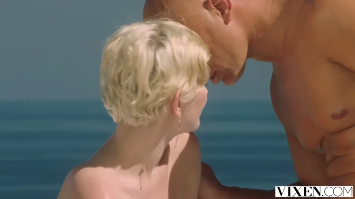 Screenshot 4 from Blonde Euro Babe Poolside POV — Lingerie Seduction & Outdoor Amateur Action