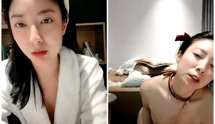 Screenshot 1 from Petite Asian Solo Session — Black Dildo Action in FC2 POV Bedroom Scene