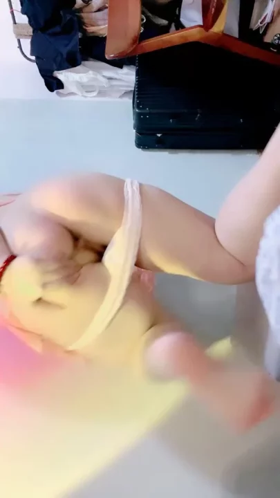 Screenshot 15 from FC2-PPV- Petite Japanese Babe with Huge Tits — POV Lingerie Fingering Solo