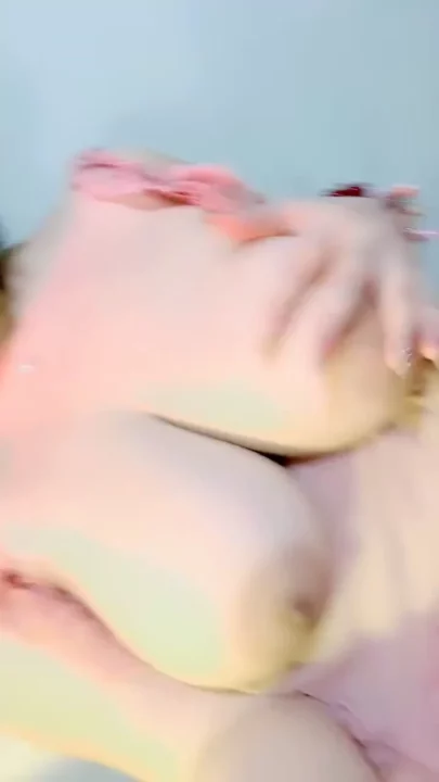 Screenshot 6 from FC2-PPV- Petite Japanese Babe with Huge Tits — POV Lingerie Fingering Solo