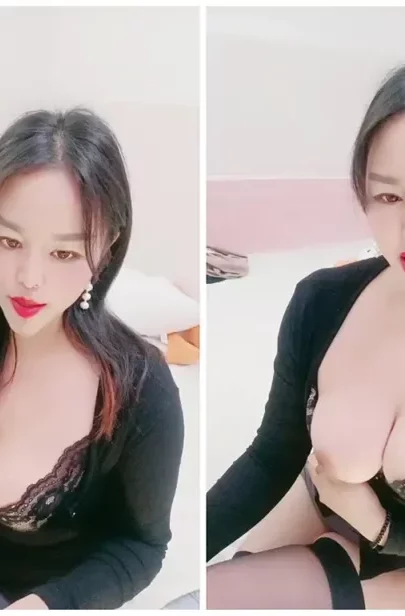 Screenshot 17 from Asian Amateur FC2-PPV: Curvy Glasses Babe in Black Lingerie Gets Creampie POV