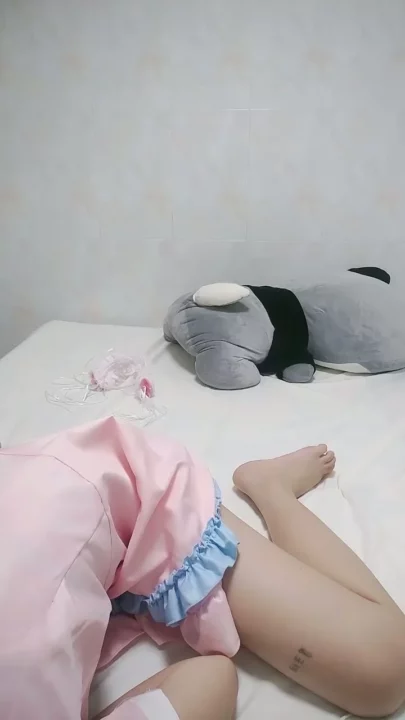 Screenshot 15 from Busty Schoolgirl Uniform Masturbation — Solo FC2 PPV Scene with Pink Dildo