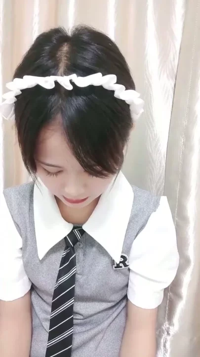Screenshot 36 from Busty Schoolgirl Uniform Masturbation — Solo FC2 PPV Scene with Pink Dildo